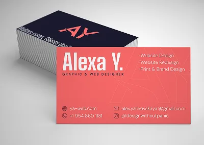 Alexa Y. personal business card