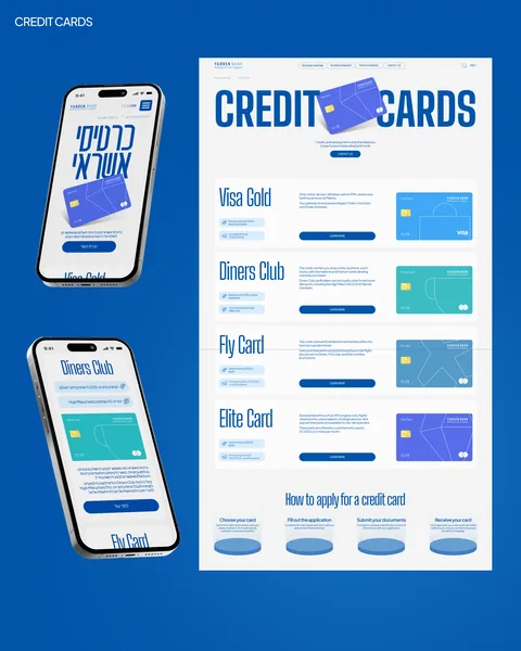 Yarden Bank credit cards page